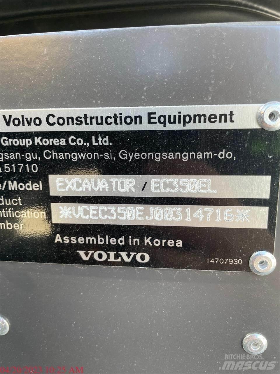 Volvo EC350EL Beltegraver