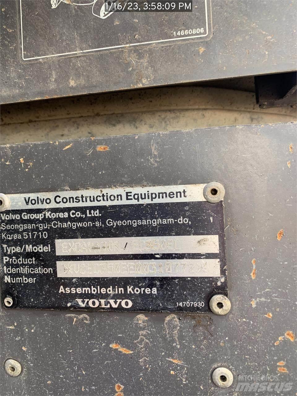Volvo EC350EL Beltegraver