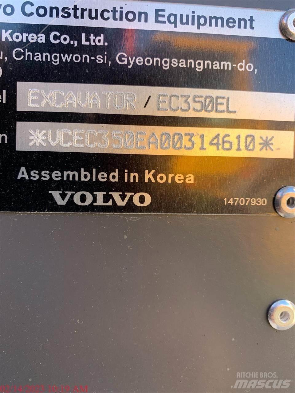 Volvo EC350EL Beltegraver