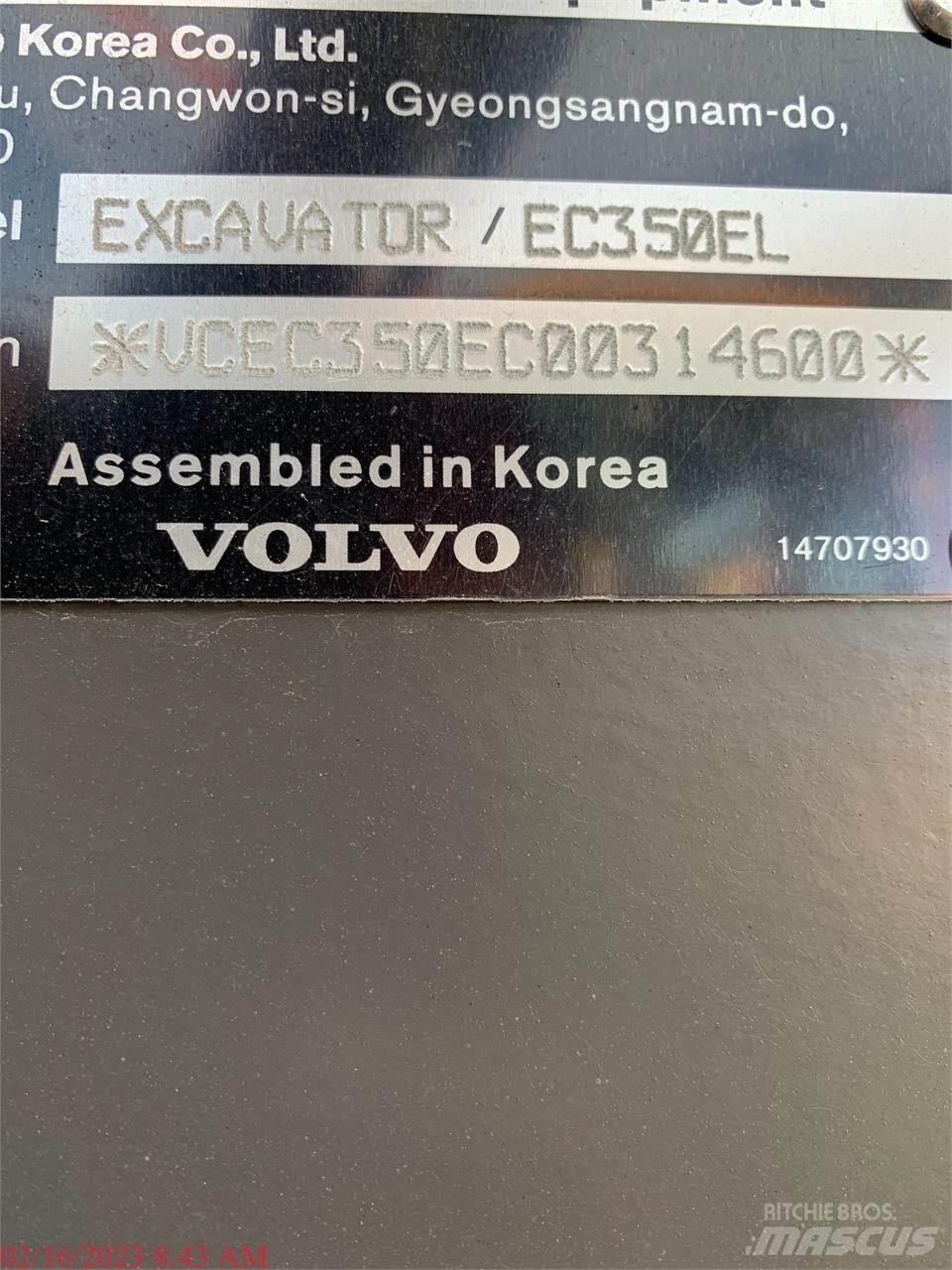Volvo EC350EL Beltegraver