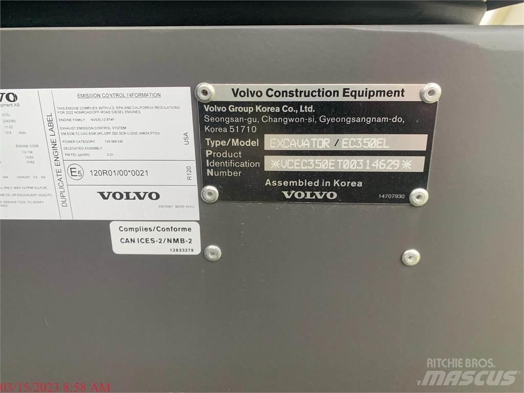 Volvo EC350EL Beltegraver