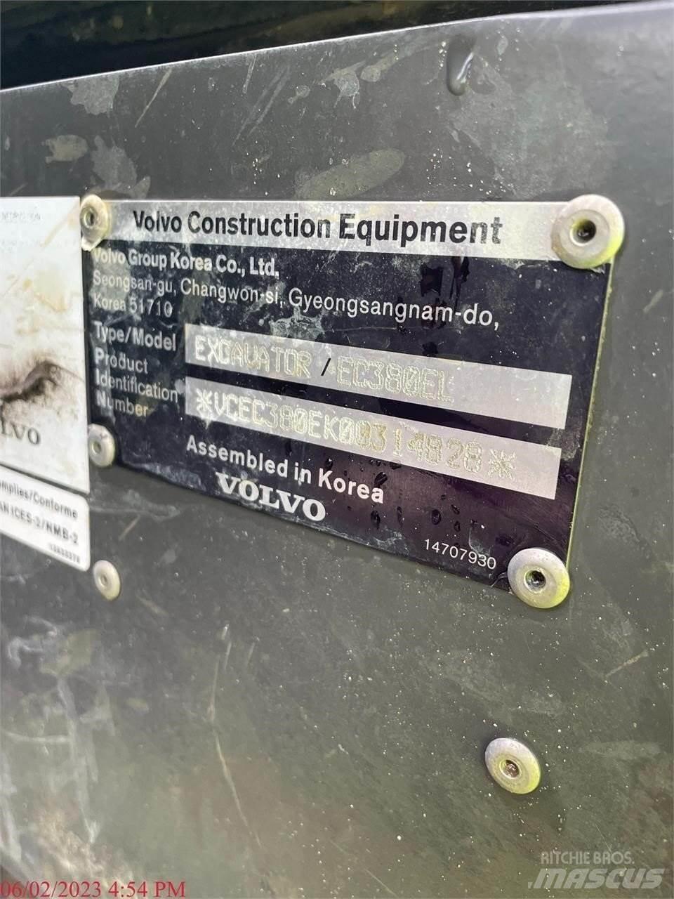Volvo EC380EL Beltegraver
