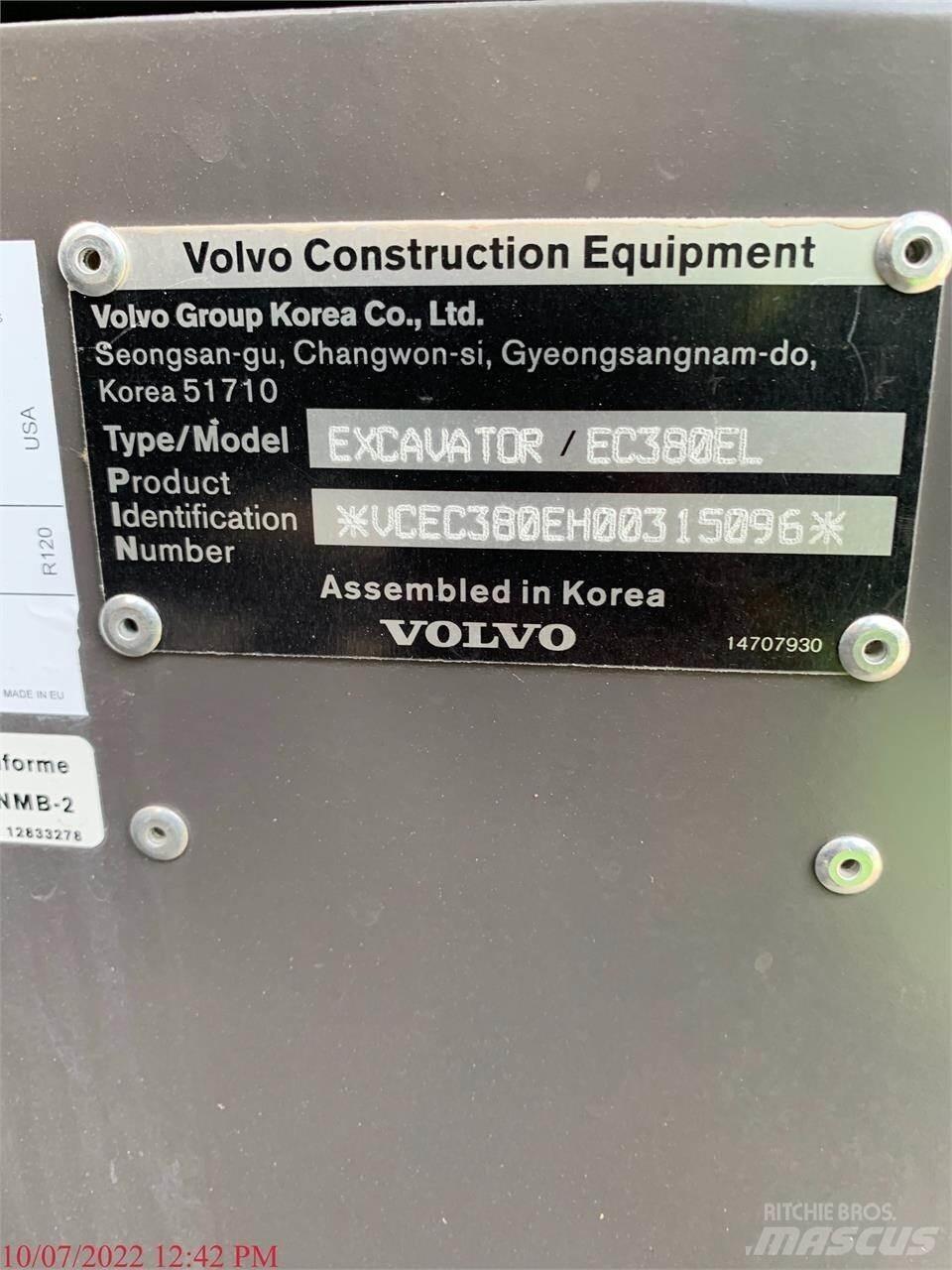 Volvo EC380EL Beltegraver