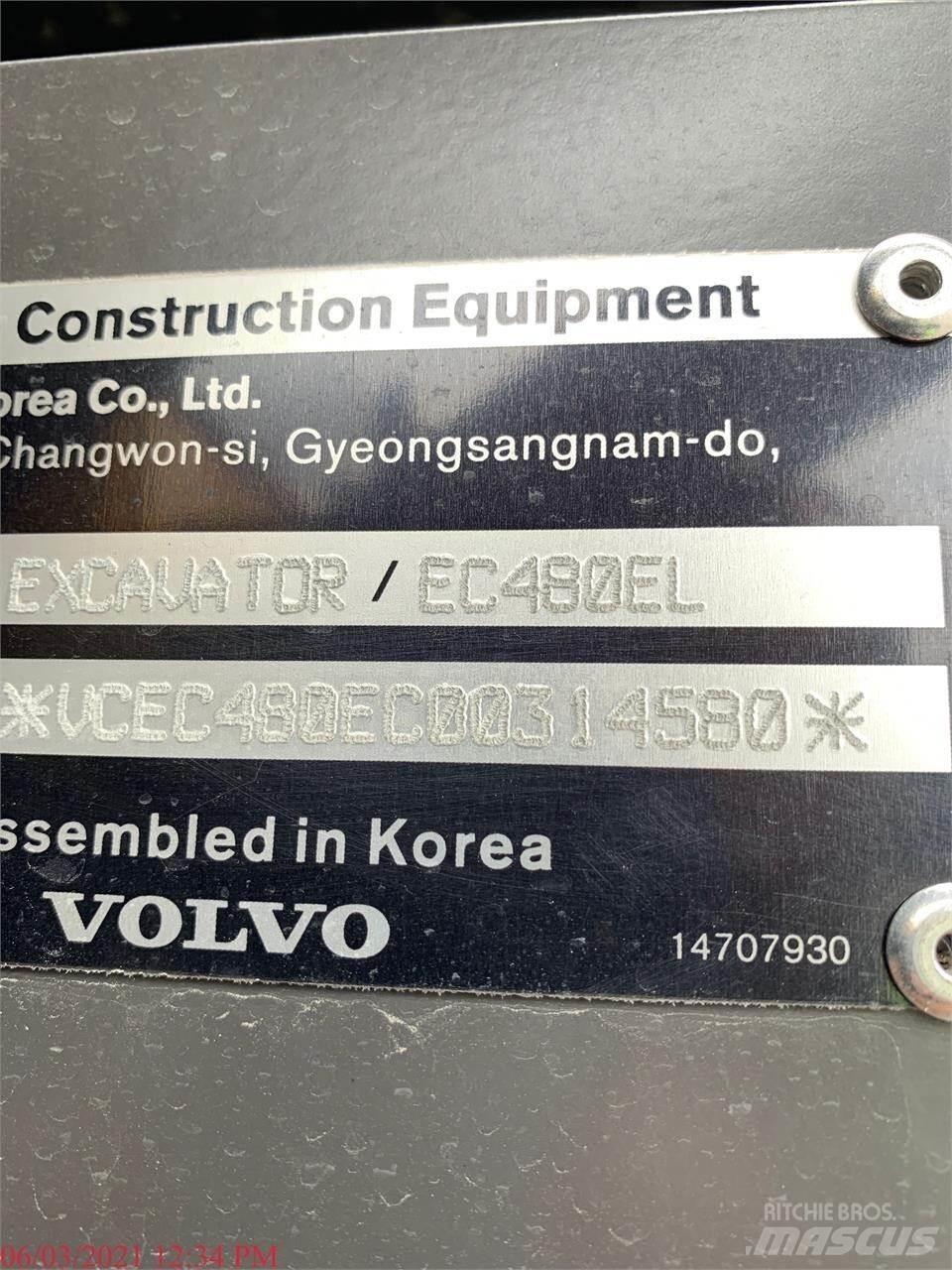Volvo EC480EL Beltegraver