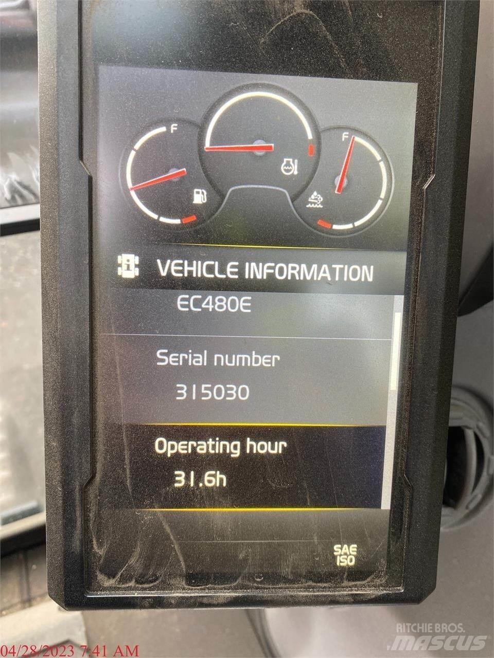 Volvo EC480EL Beltegraver