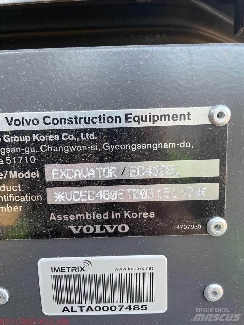 Volvo EC480EL Beltegraver