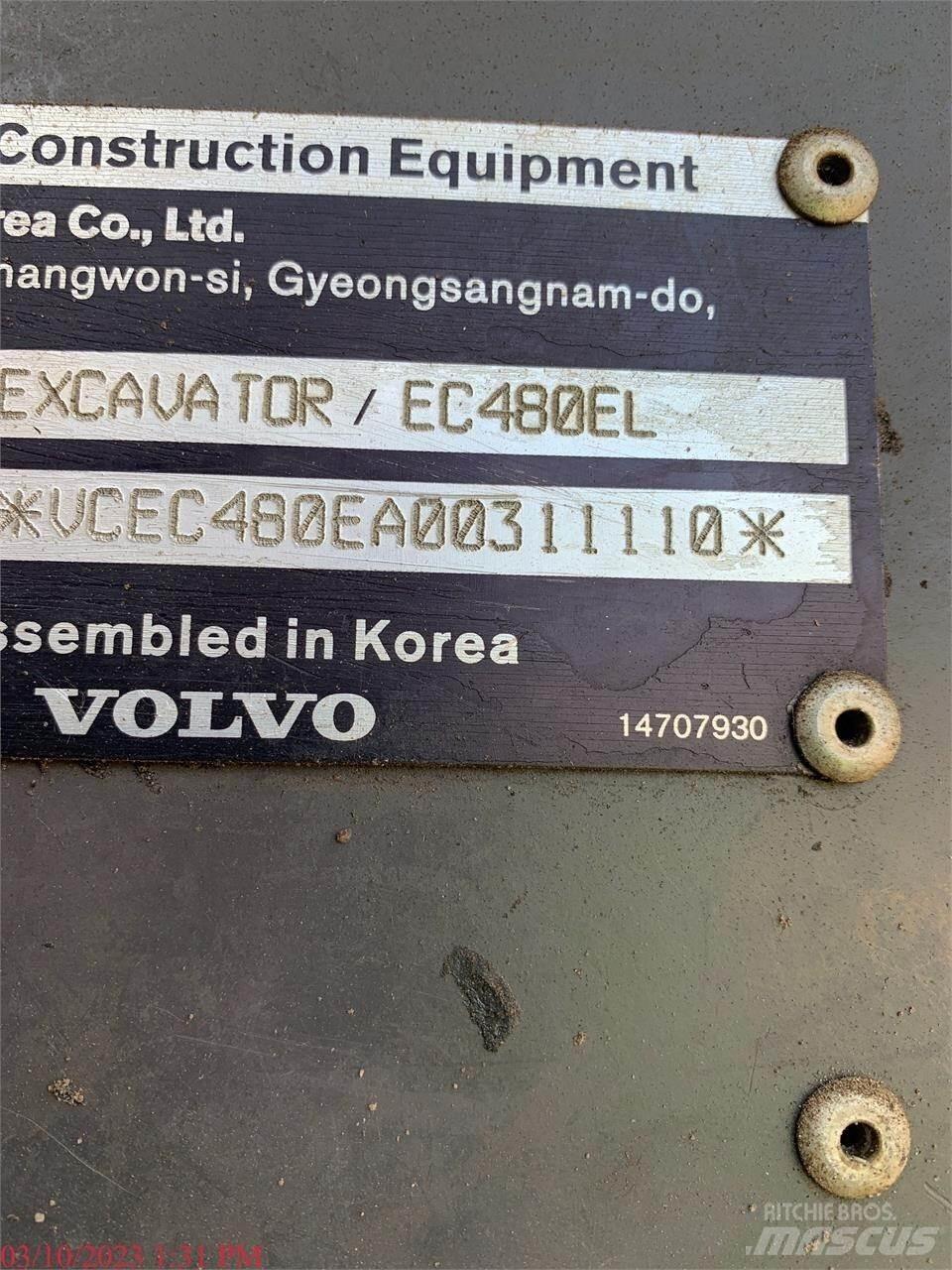 Volvo EC480EL Beltegraver