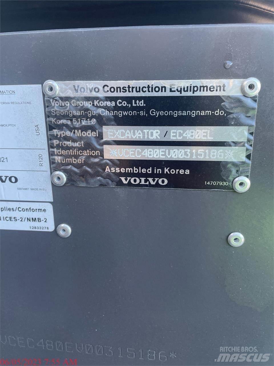 Volvo EC480EL Beltegraver