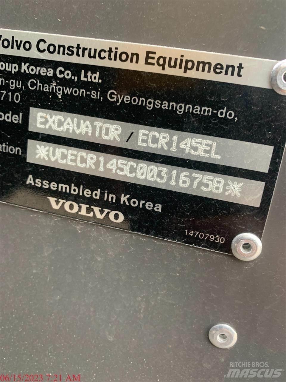 Volvo ECR145EL Beltegraver