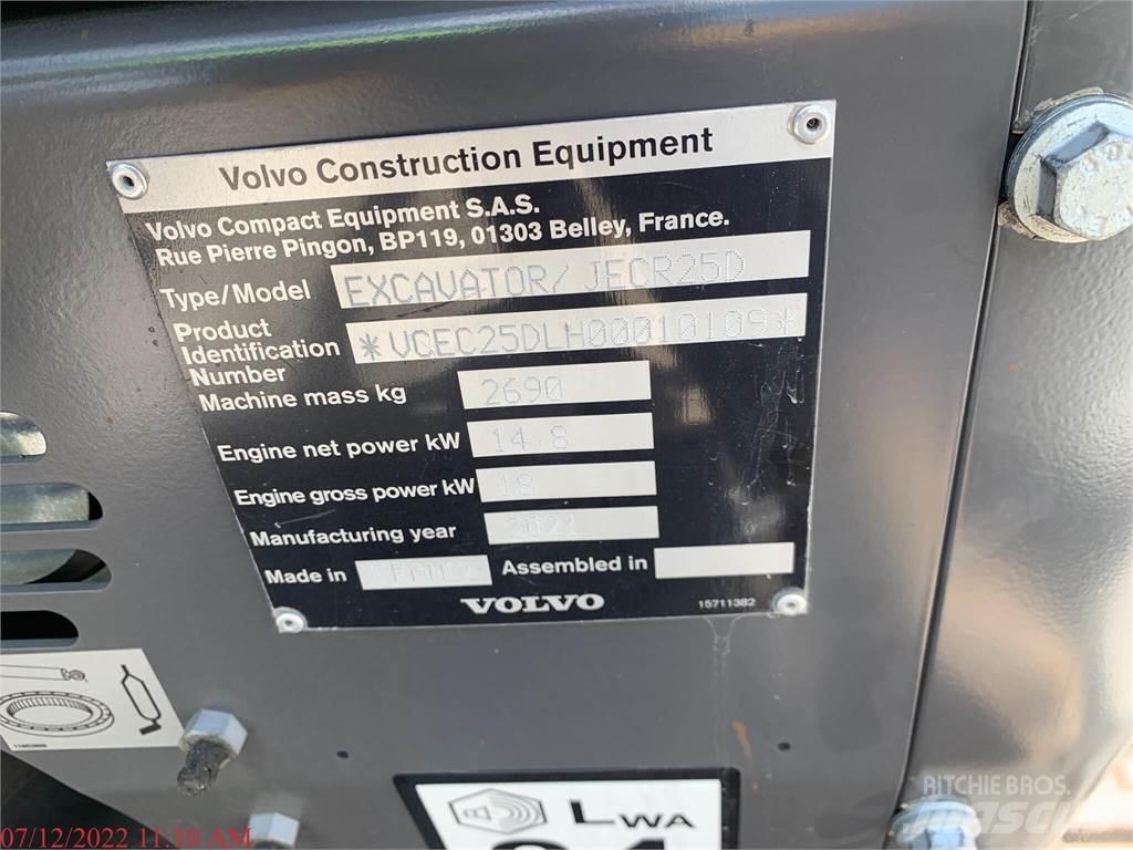 Volvo ECR25D Minigravere <7t