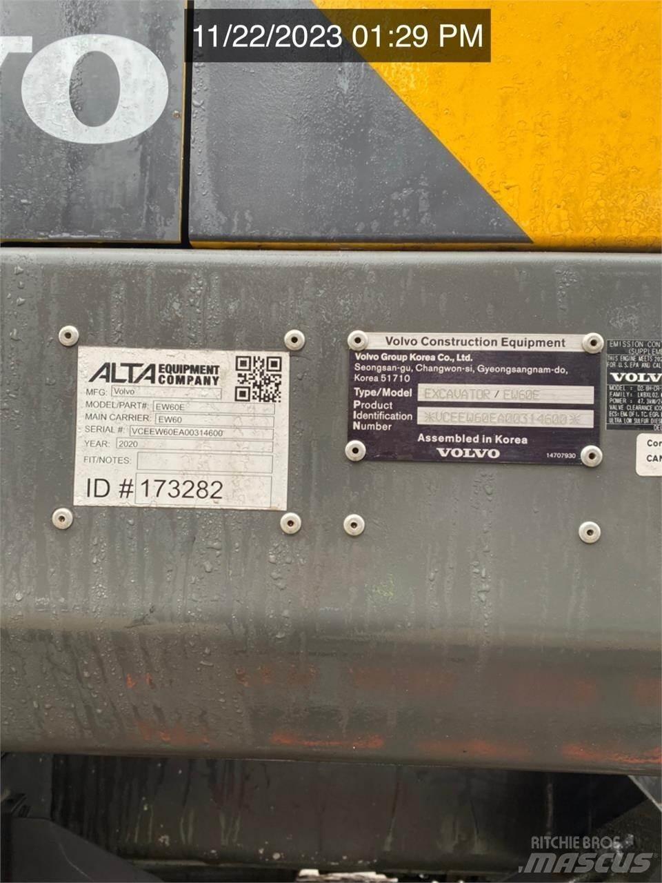 Volvo EW60E Hjulgravere