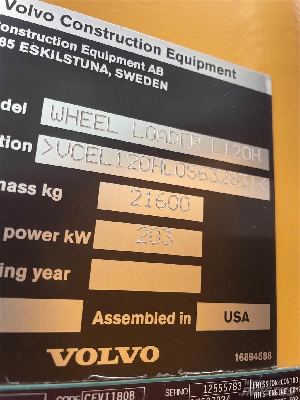 Volvo L120H Hjullastere
