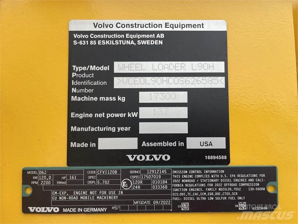 Volvo L90H Hjullastere