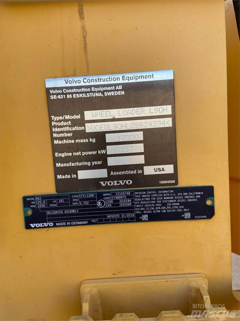 Volvo L90H Hjullastere
