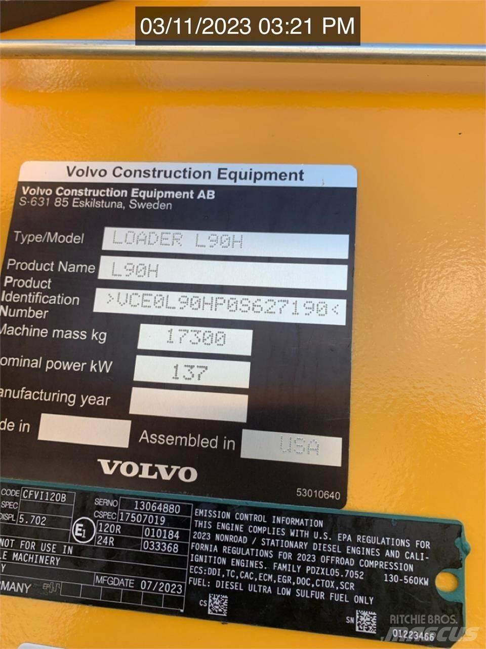 Volvo L90H Hjullastere