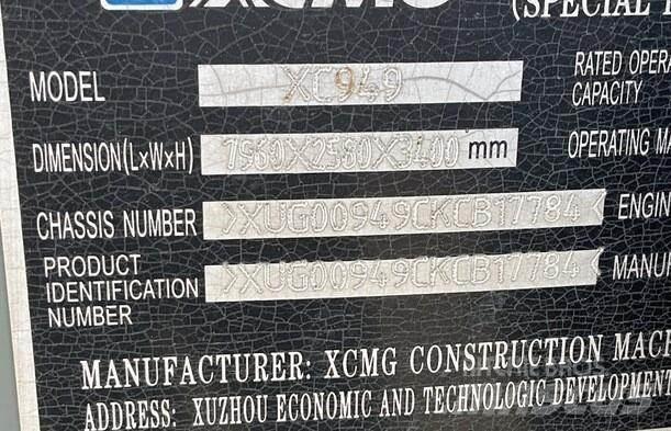 XCMG XC949 Hjullastere