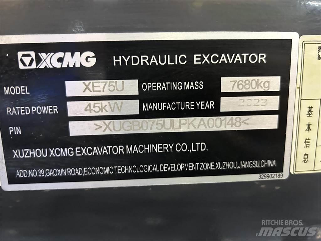 XCMG XE75U Beltegraver