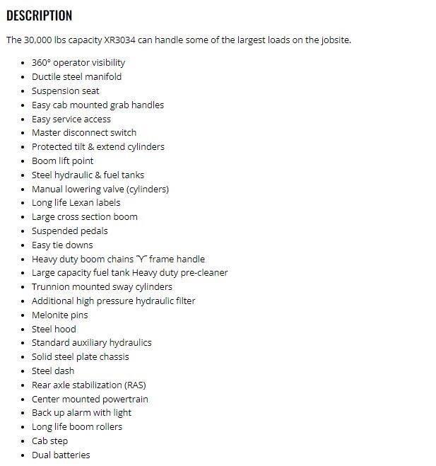 Xtreme MFG XR3034-D Teleskoplastere