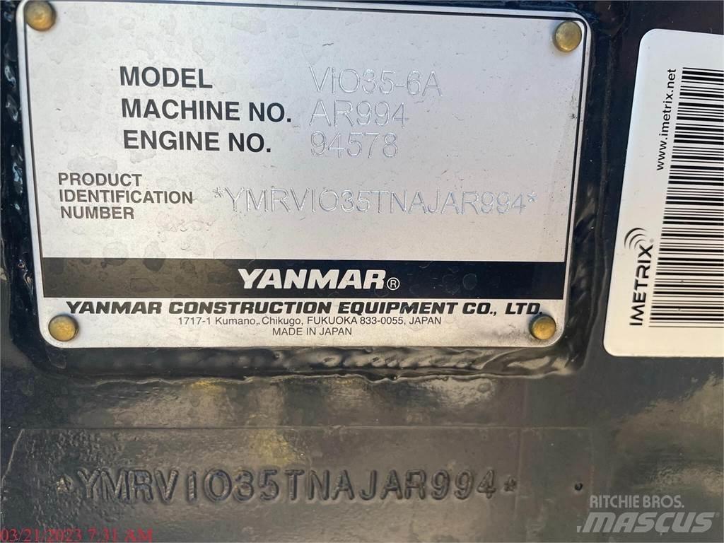 Yanmar VIO35-6A Minigravere <7t