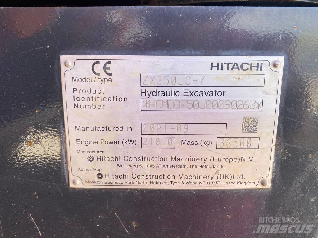 Hitachi ZX 350 LC-6 Beltegraver