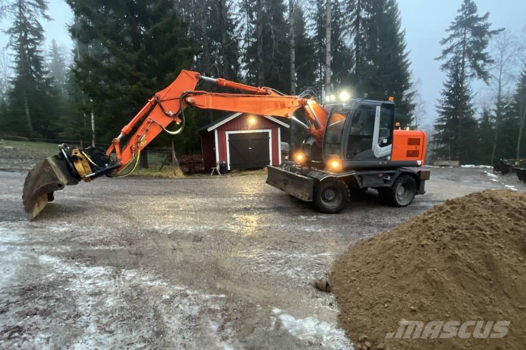 Hitachi ZX 140 W-3 Hjulgravere