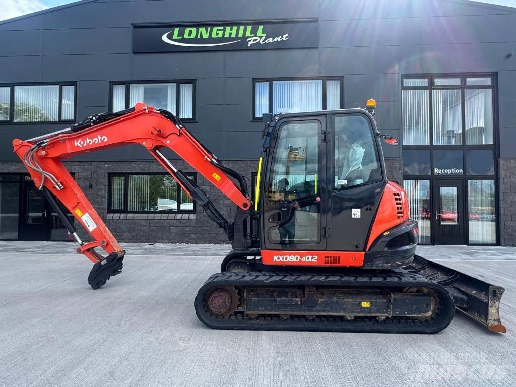 Kubota KX 080-4 Midigravere 7 - 12t