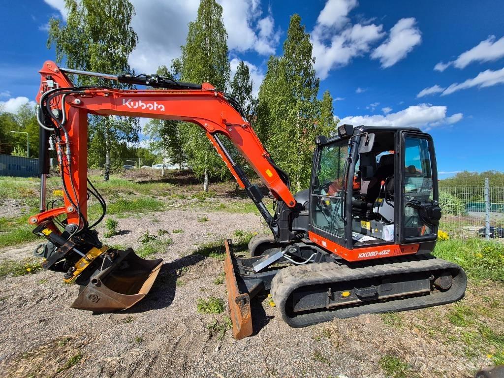 Kubota KX 080-4 Midigravere 7 - 12t
