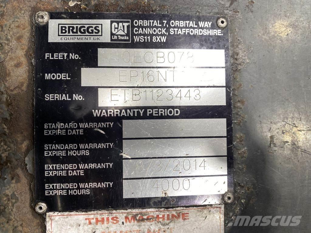 CAT EP16NT Elektriske trucker