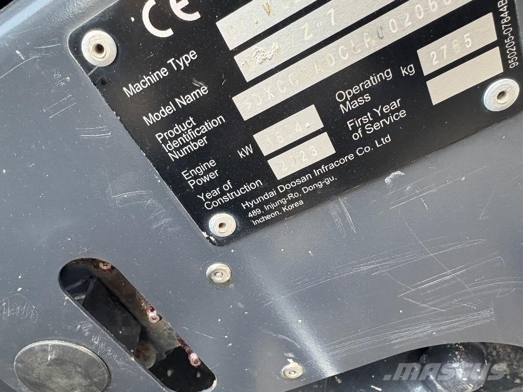 Doosan DX 27 Z Minigravere <7t