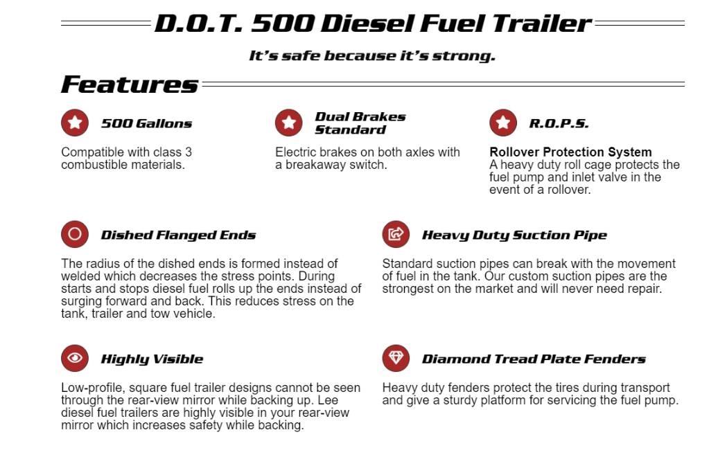  LEEAGRA DOT 500 Tanktrailere