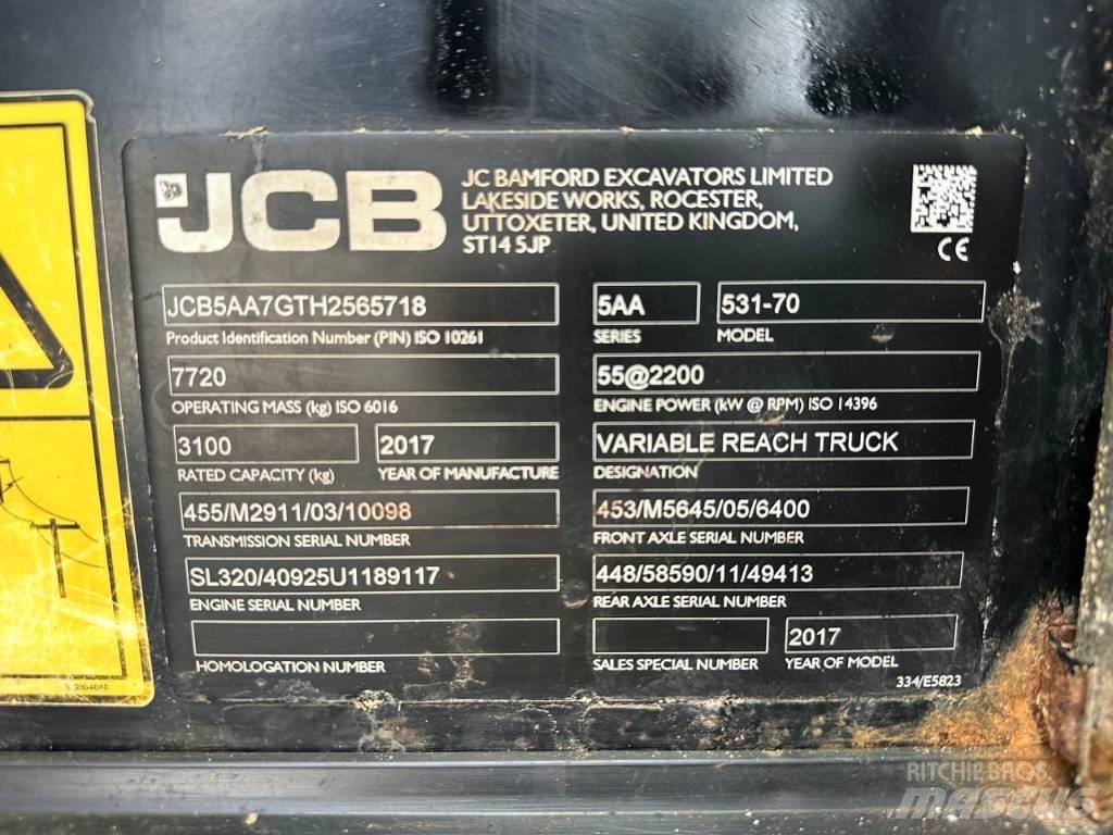 JCB 531-70 Teleskoplastere