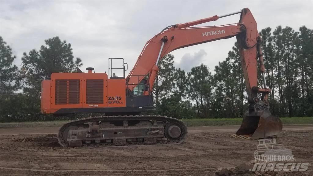 Hitachi ZX 670 Beltegraver