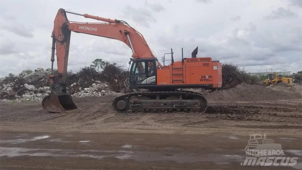 Hitachi ZX 670 Beltegraver