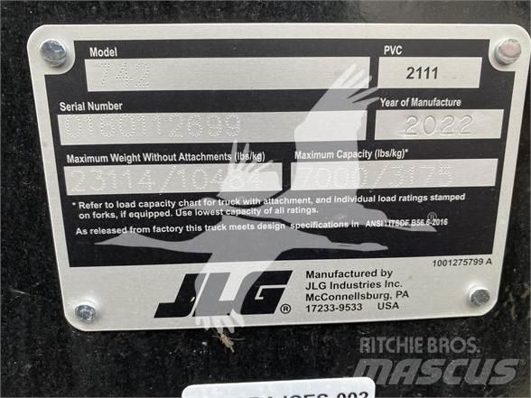 JLG 742 Teleskoplastere