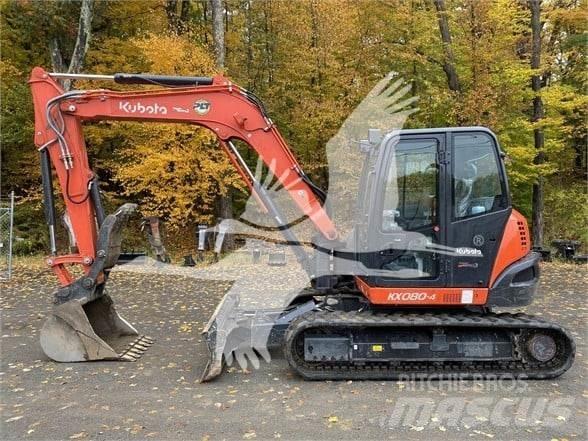 Kubota KX080-4 Beltegraver