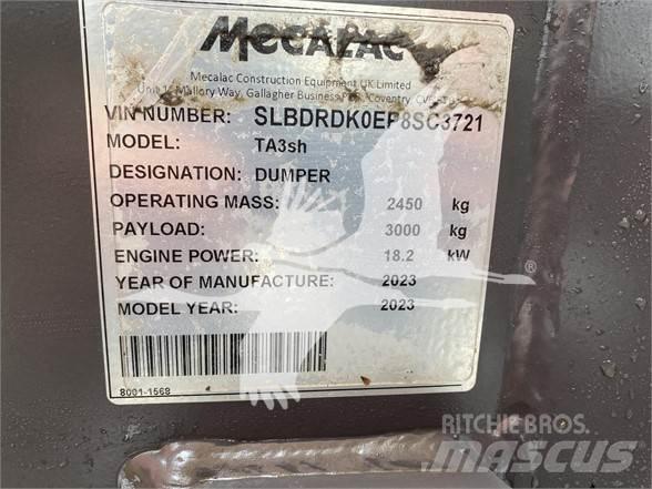Mecalac TA3SH Mini dumpere