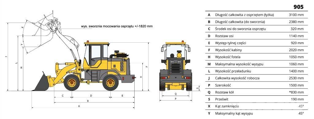 Günstig 905 Teleskoplastere for Landbruk