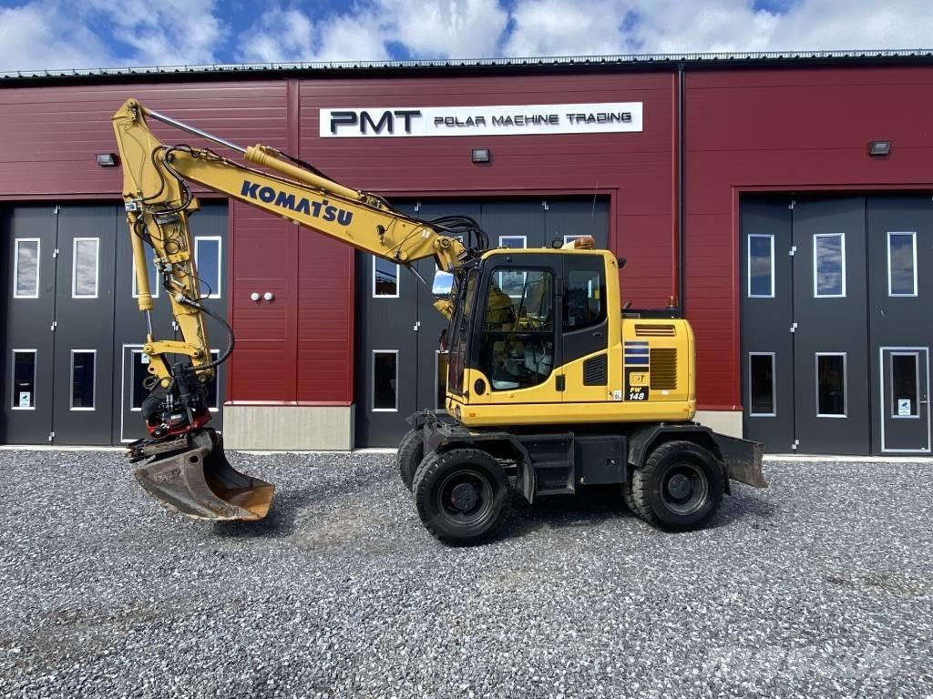 Komatsu PW 148-10 Hjulgravere