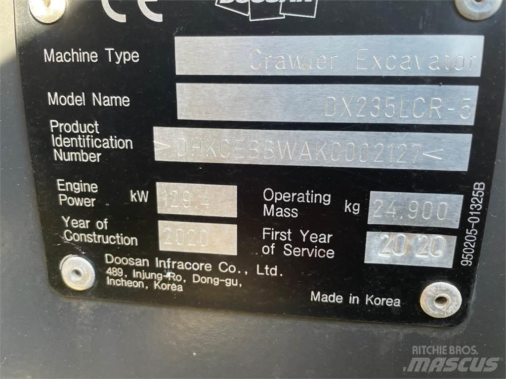 Doosan DX235 LRC Beltegraver