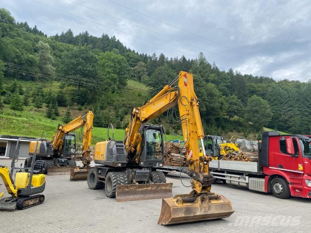 Hitachi ZX 140 W-3 Hjulgravere