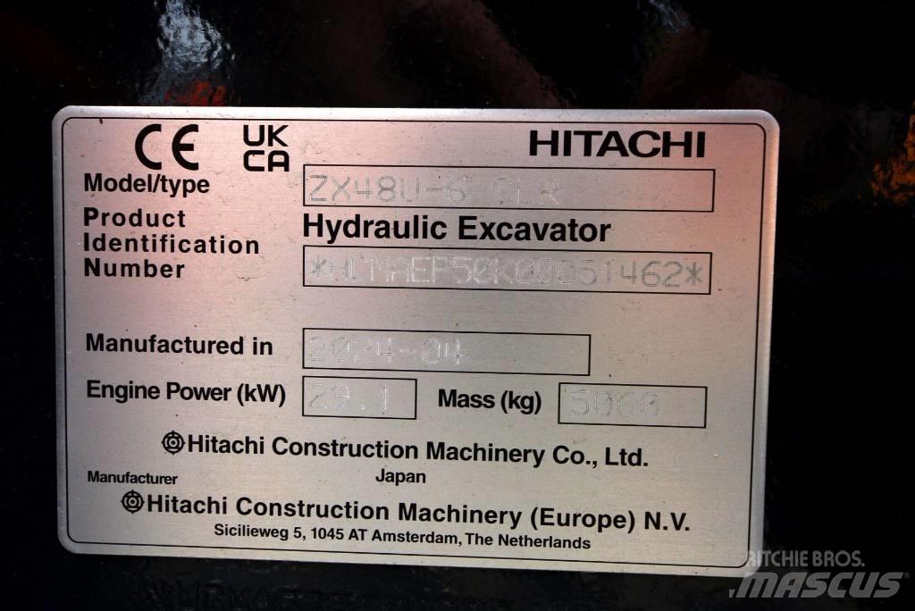 Hitachi ZX 48 U-6 Minigravere <7t