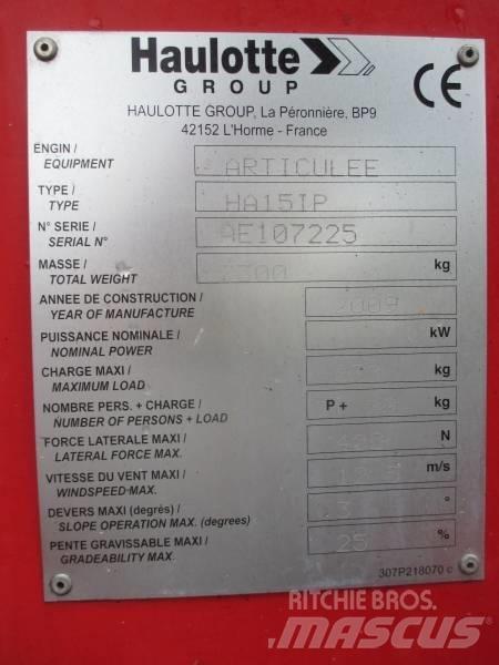 Haulotte HA 15 IP Leddede bomlifter