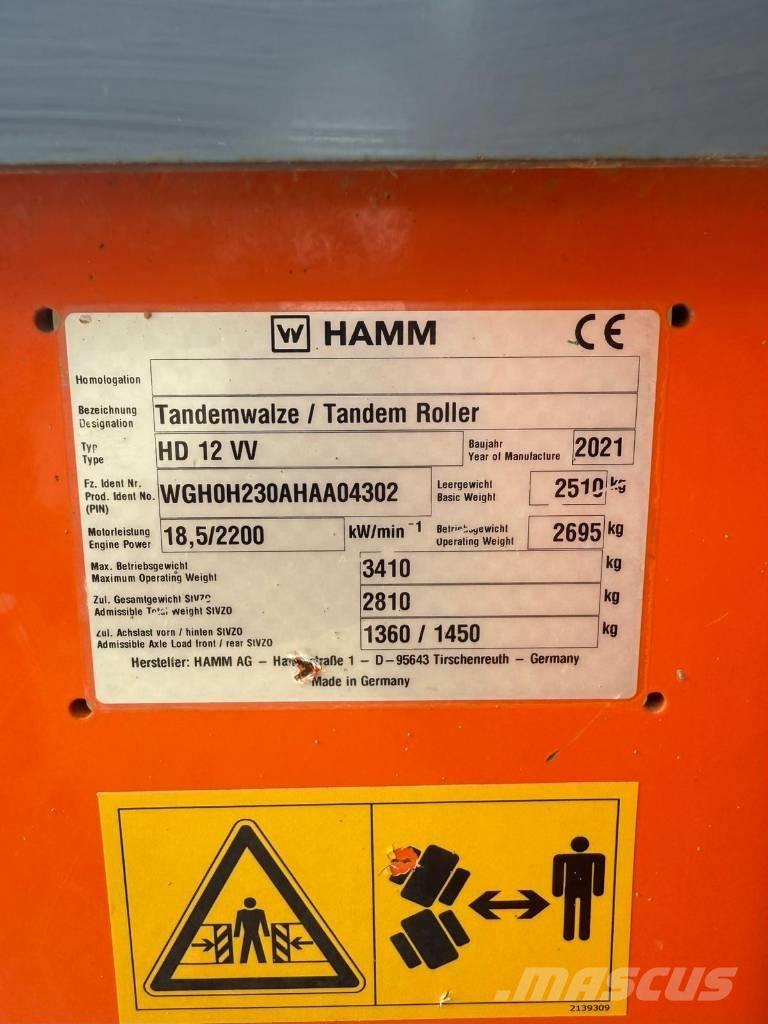 Hamm HD 12 Tandem Valser