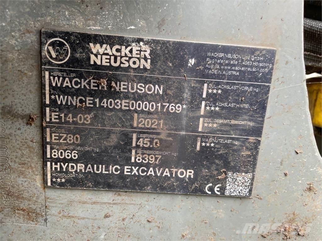 Wacker Neuson EZ80 Beltegraver