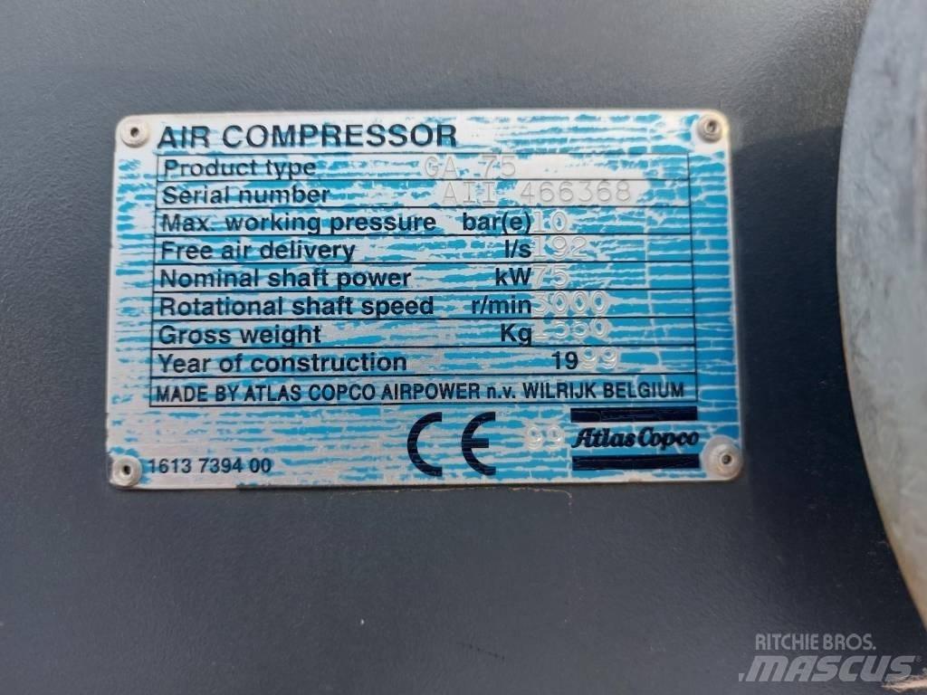 Atlas Copco GA 75 Kompressorer