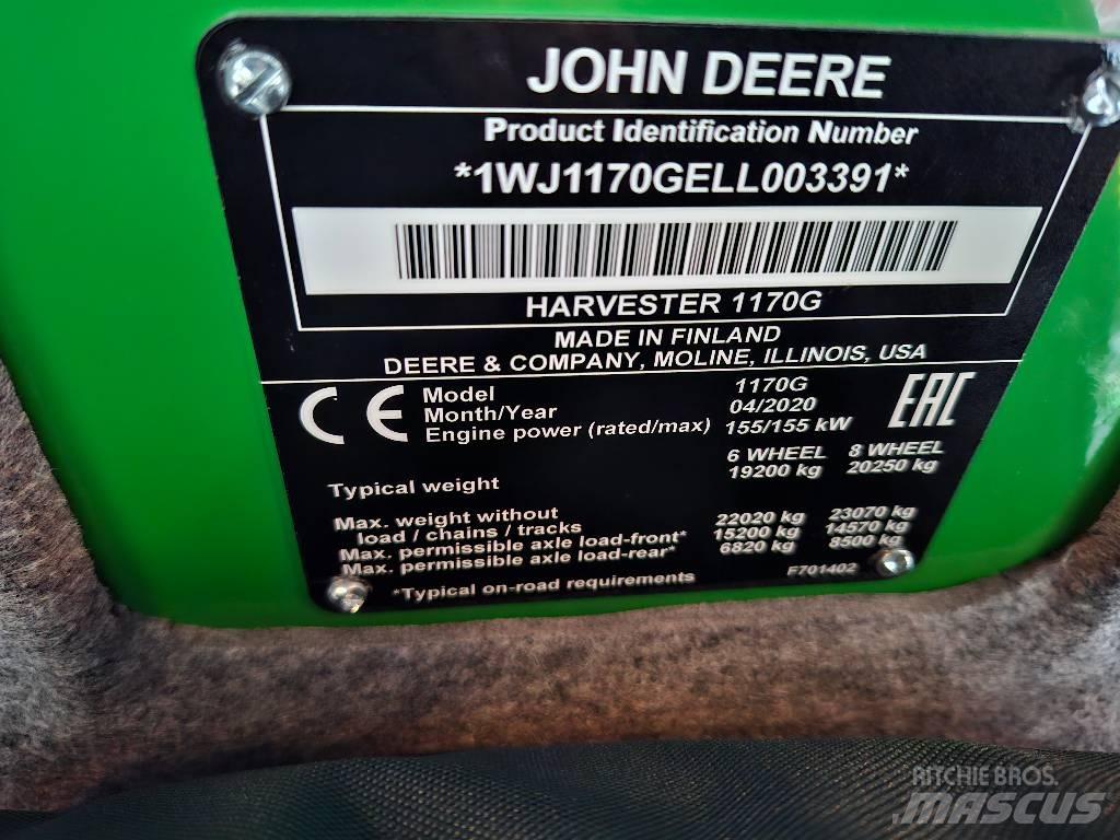 John Deere 1170G Hogstmaskiner