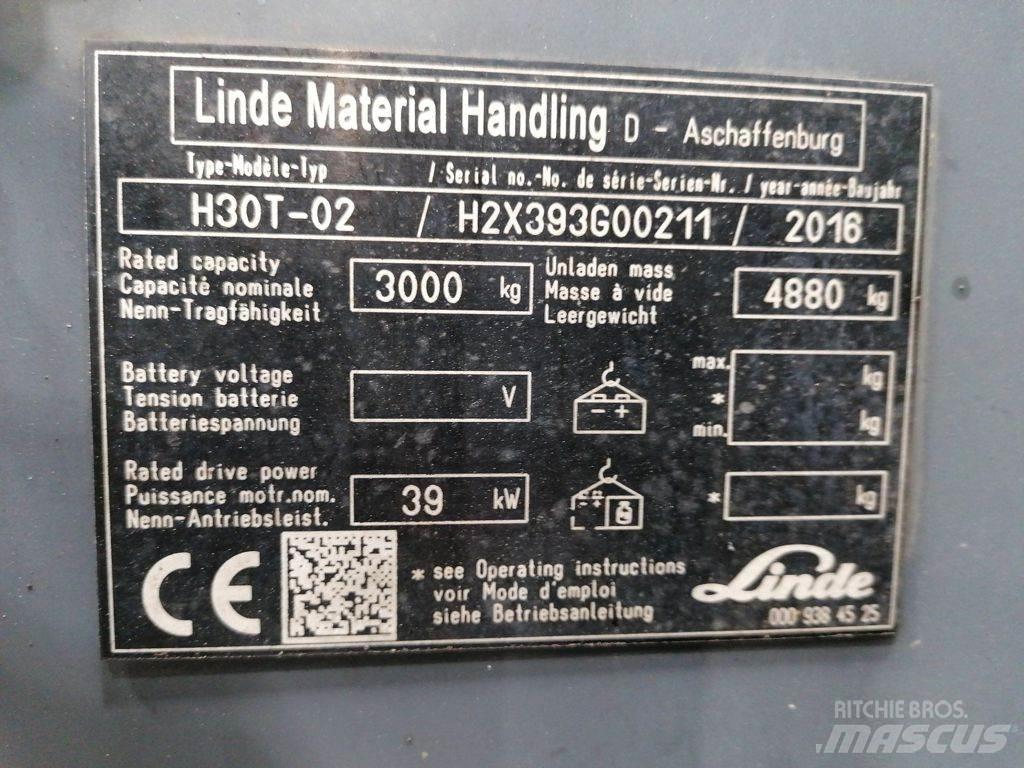 Linde H30T-02 Propan trucker
