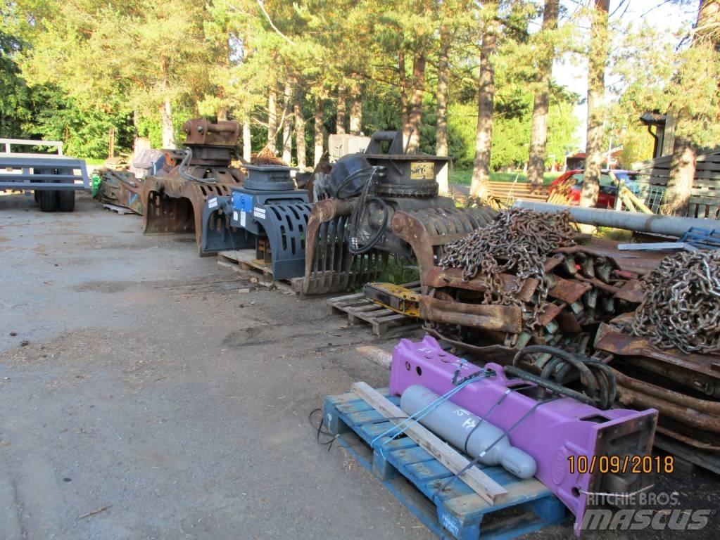 Hammer iskuvasarat Hydrauliske hammere
