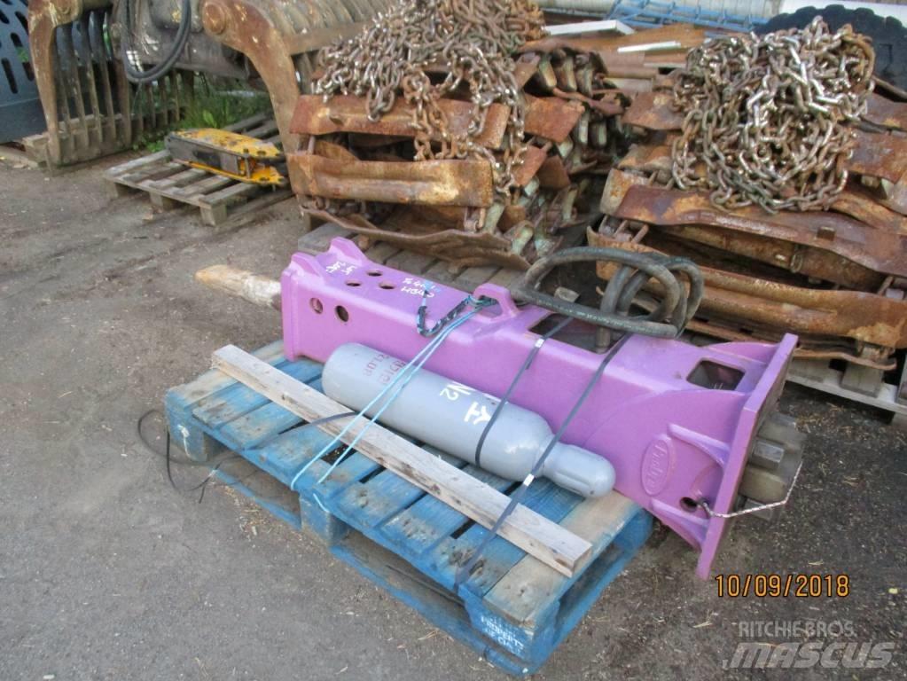 Hammer iskuvasarat Hydrauliske hammere