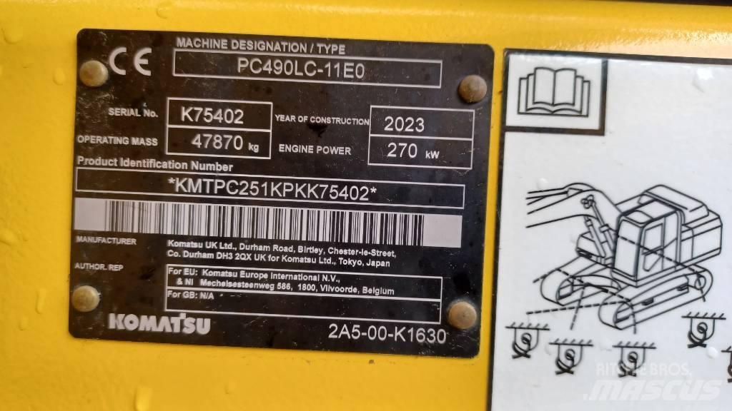 Komatsu PC 490 LC-11 Beltegraver